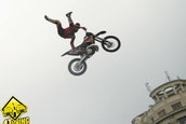 Spectacol rar la prima demonstratie de FMX din Romania