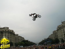 Spectacol rar la prima demonstratie de FMX din Romania