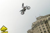 Spectacol rar la prima demonstratie de FMX din Romania