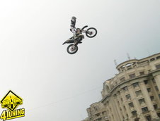 Spectacol rar la prima demonstratie de FMX din Romania