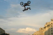 Spectacol rar la prima demonstratie de FMX din Romania