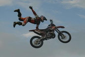 Spectacol rar la prima demonstratie de FMX din Romania