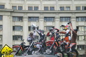 Spectacol rar la prima demonstratie de FMX din Romania