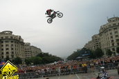 Spectacol rar la prima demonstratie de FMX din Romania