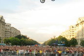 Spectacol rar la prima demonstratie de FMX din Romania