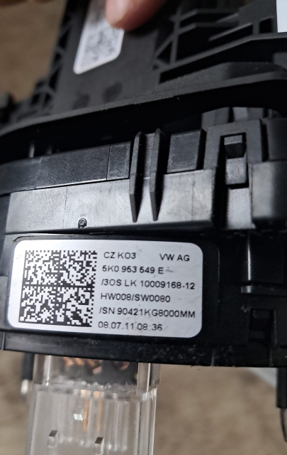 Spirala volan 5K0953549E Volkswagen VW Golf 6 [2008 - 2015] Hatchback 5-usi 1.6 MT (102 hp)