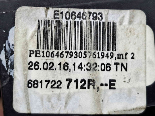 Spirala volan Dacia Sandero 2 Stepway [Fabr 2012-prezent] 681722712R