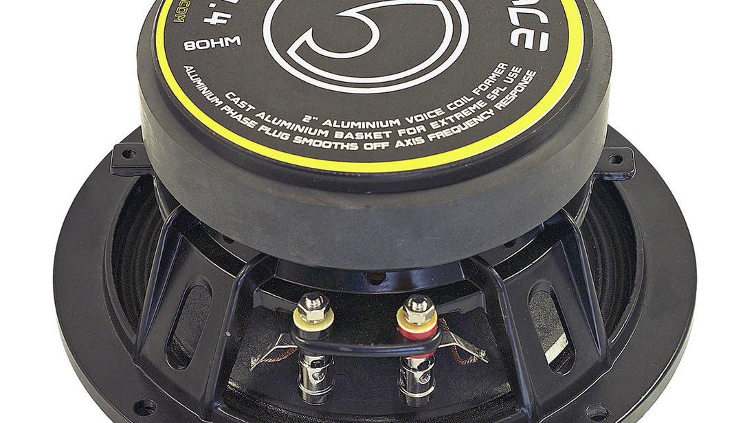 SPL6M.4 6.5″ 16.5cm 8Ohm SVC Midrange Bass Woofer Single 150w RMS