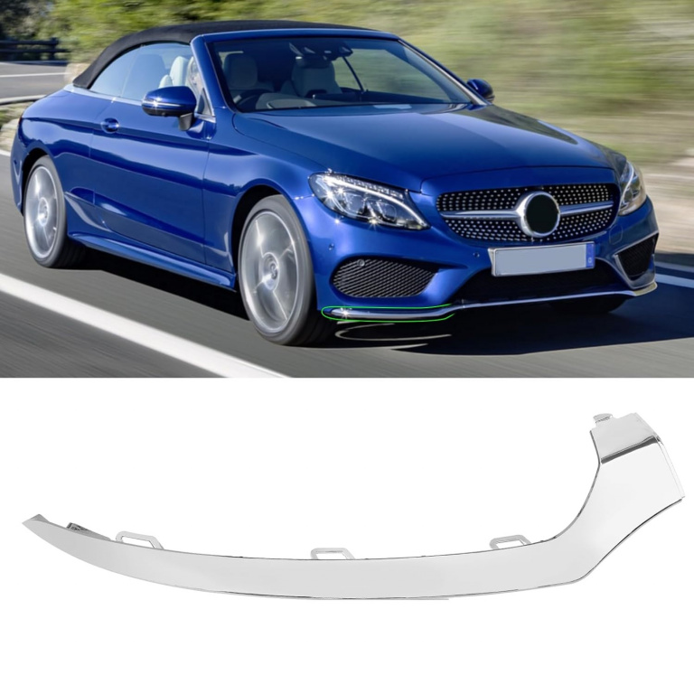 Spoiler Bara Fata Dreapta Crom Blic Mercedes-Benz C-Class C205 2015→ AMG 5511-00-3521225P