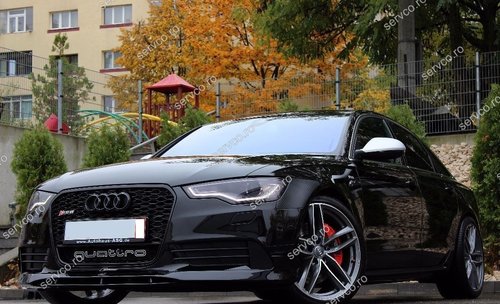 Spoiler fusta adaos prelungire bara fata Audi A6 4G C7 Sline S6 RS6 ABT