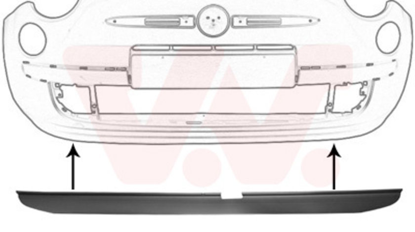 Spoiler/Fusta Bara Fata Fiat 500 An 2007 2008 | 2009 2010 | 2011 2012 | 2013 2014 | 2015