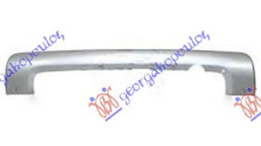 Spoiler/Fusta/Prelungire Inferioara Argint Bara Spate Peugeot Partner 2008 2009 2010 2011 2012 2013 2014 2015