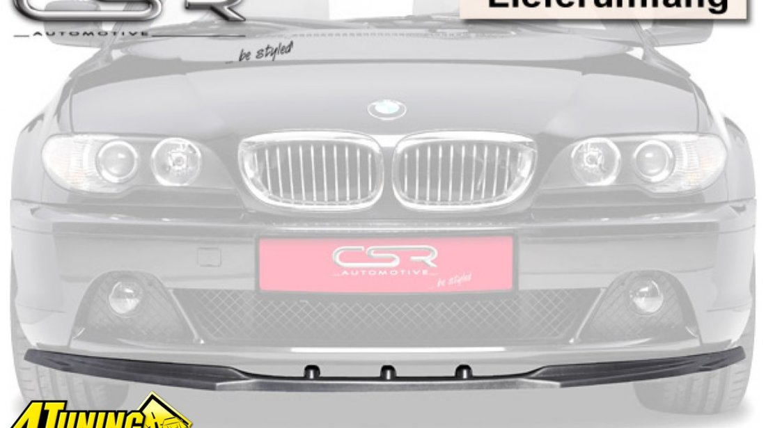 Spoiler Prelungire Bara Fata BMW Seria 3 E46 facelift coupe cabrio 3 2003 9 2006 CSL073 si non facelift CSL074 1999-3/2003