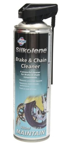 Spray Curatat Frana Si Lant Moto Silkolene 500ML BRAKE &amp; CHAIN CLEANER0,5L
