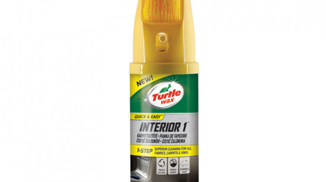 Spray Curatat Interior Cu Perie Interior 1 400ml Turtle Wax TW FG52799