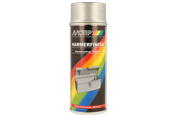 SPRAY LAC CU USCARE RAPIDA (HAMMER FINISH) ARGINTIU 400 ML 383932 MOTIP