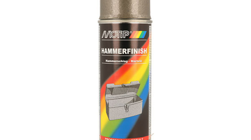 Spray Lac Cu Uscare Rapida (hammer Finish) Gri 400 Ml Motip 383933