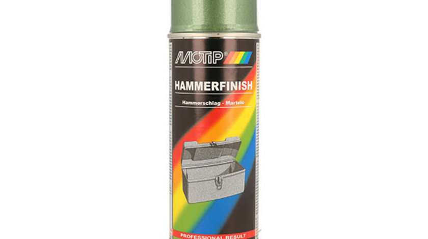 SPRAY LAC CU USCARE RAPIDA (HAMMER FINISH) VERDE 400 ML 383931 MOTIP