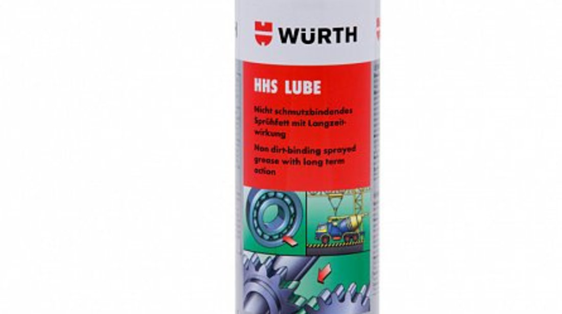 Spray lubrifiant HHS Lube, Wurth 500 ml cod intern: 893 106 5