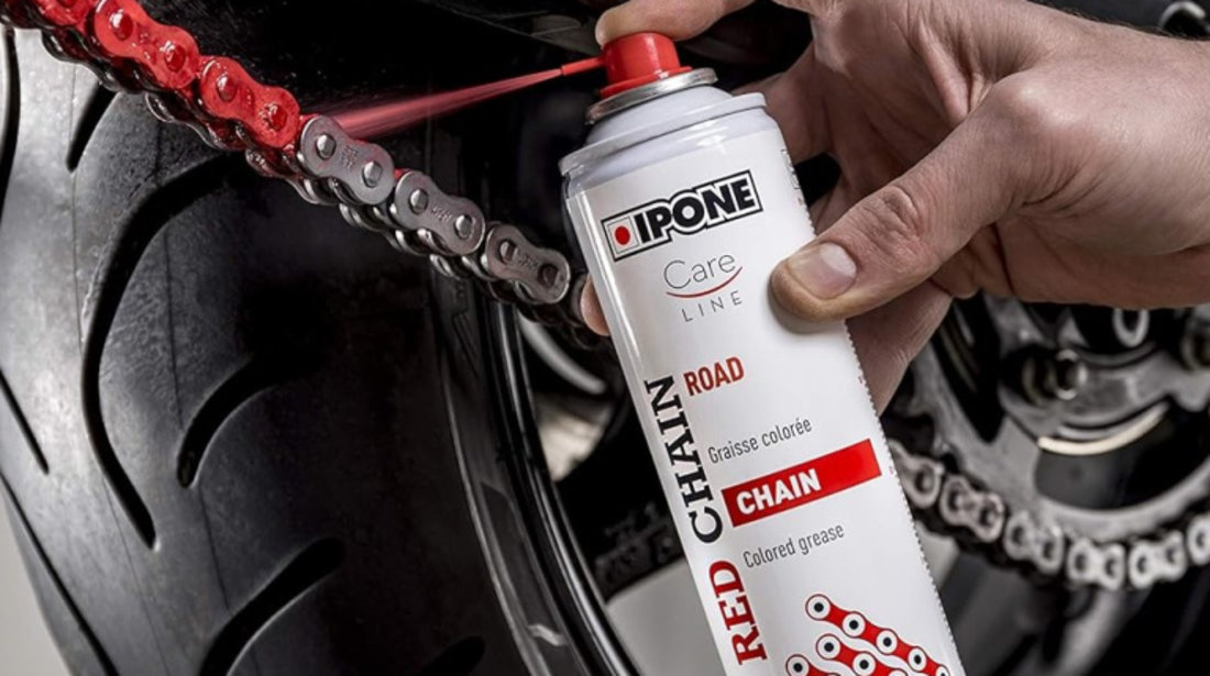 Spray Lubrifiant Lant Moto Ipone CareLine Red Chain Road 250ML 800643