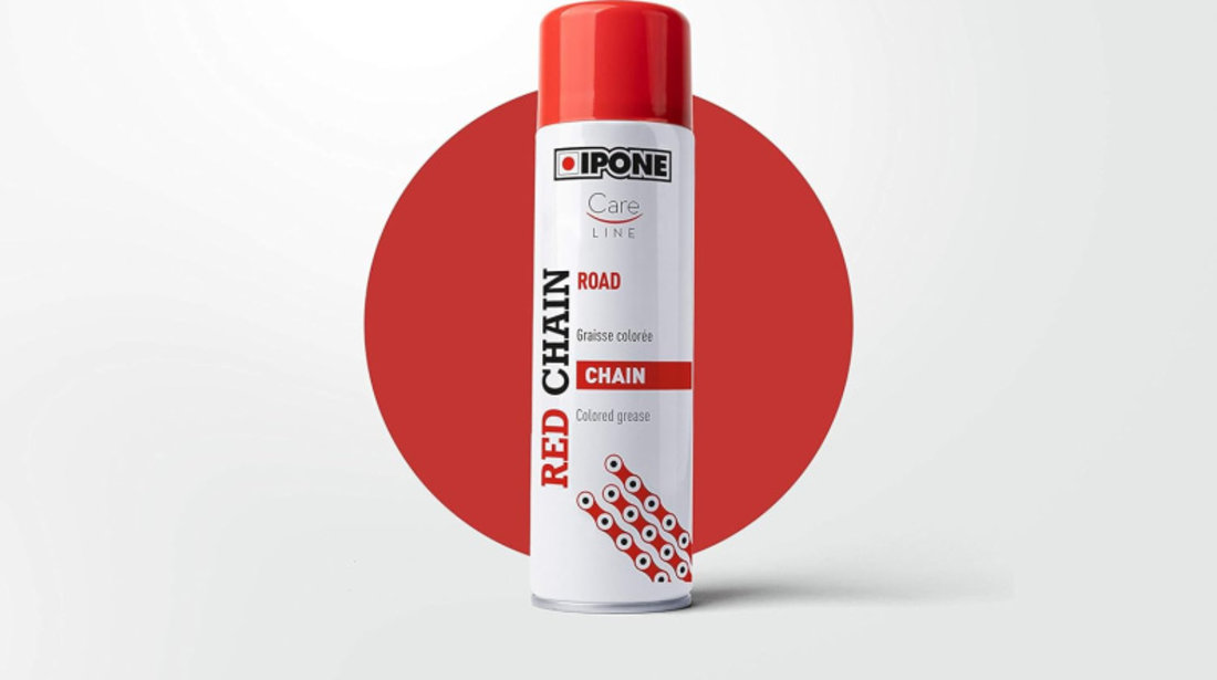 Spray Lubrifiant Lant Moto Ipone CareLine Red Chain Road 250ML 800643