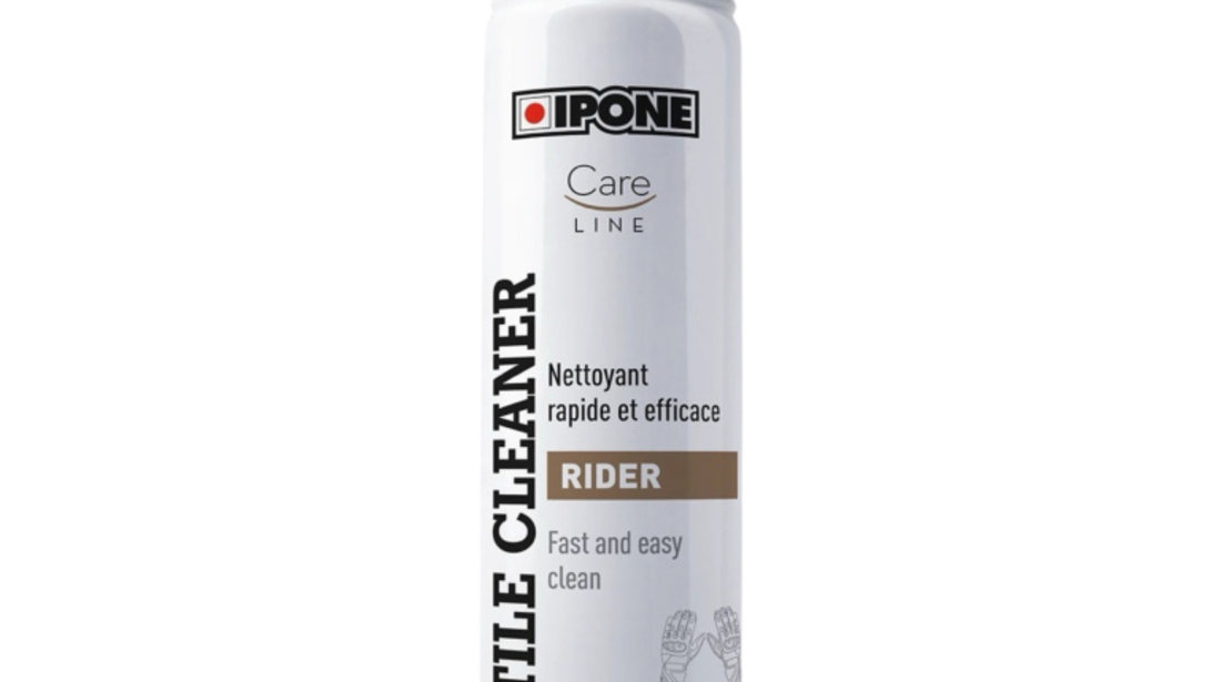 Spray Spuma Curatare Echipamente Textile Moto Cu Perie Ipone CareLine Textile Cleaner With Brush 300ML 800680