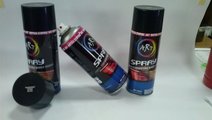 Spray transparent pentru lampi(negru, rosu )