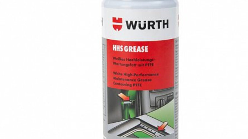 Spray vaselina alba cu PTFE, Wurth 400 ml cod intern: 893 106 7