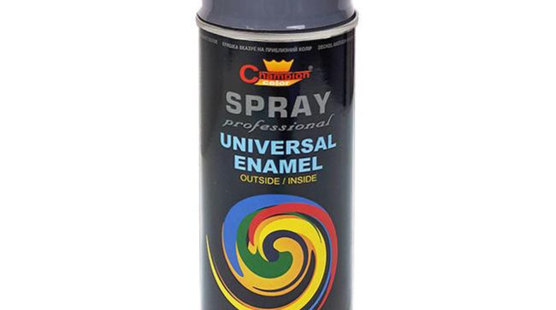 Spray Vopsea 400ml Gri Inchis RAL7024 Champion Color AVX-CHP048