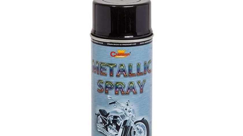 Spray Vopsea 400ml Metalizat Acrilic Negru Champion Color AVX-CHP060