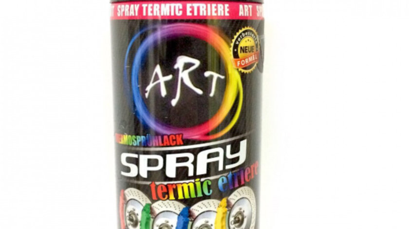 Spray Vopsea Art Rezistent Termic Etrier Negru Mat 400ML