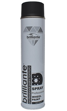 Spray Vopsea Brilliante Jante Negru Satin 600ML 05238