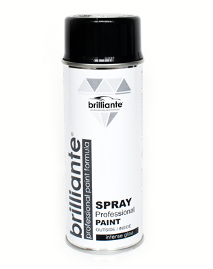 Spray Vopsea Brilliante Negru Lucios Ral 9005 400ML 01439