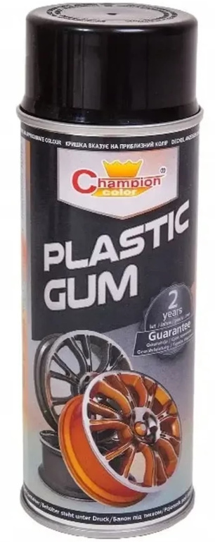 Spray Vopsea Cauciucata Champion Color Negru Ral 9005 400ML 280317-2