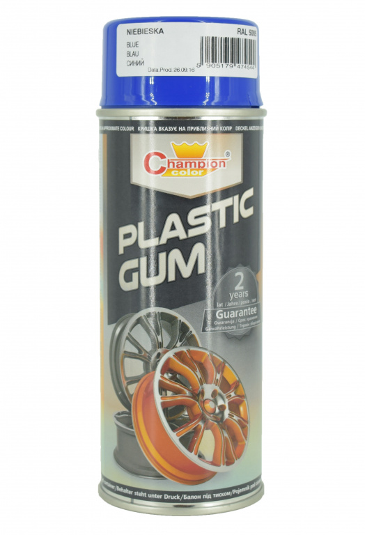 Spray Vopsea Champion Color Cauciucata Plastic Gum Albastru 5005 400ML 280317-4