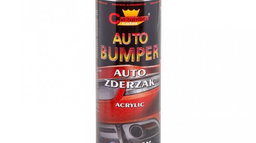 Spray Vopsea Champion Color Plastic Negru Mat Pentru Bari Si Bord 500ML