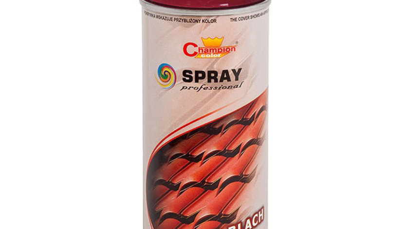 Spray Vopsea Champion Color Tabla Acoperis RAL 3005 400ML 130418-1