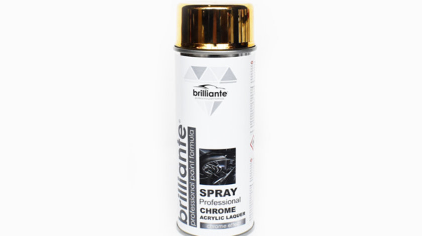 Spray Vopsea Crom (Gold/Auriu) 400 ML Brilliante