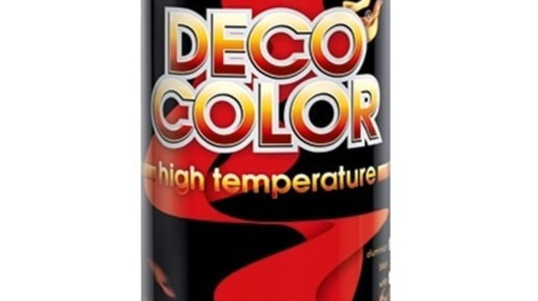 Spray Vopsea Decocolor 650°C Negru Mat 400ML