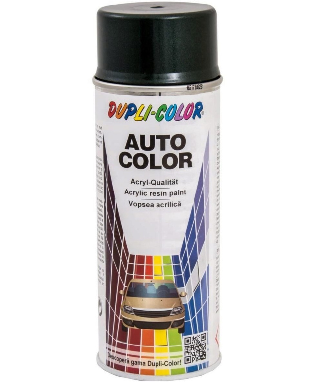 Spray Vopsea Dupli-Color Dacia Verde Padurea Neagra Metalizat 350ML 350443