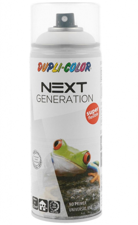 Spray Vopsea Dupli-Color Next Alb Mat RAL 9010 400ML 512209