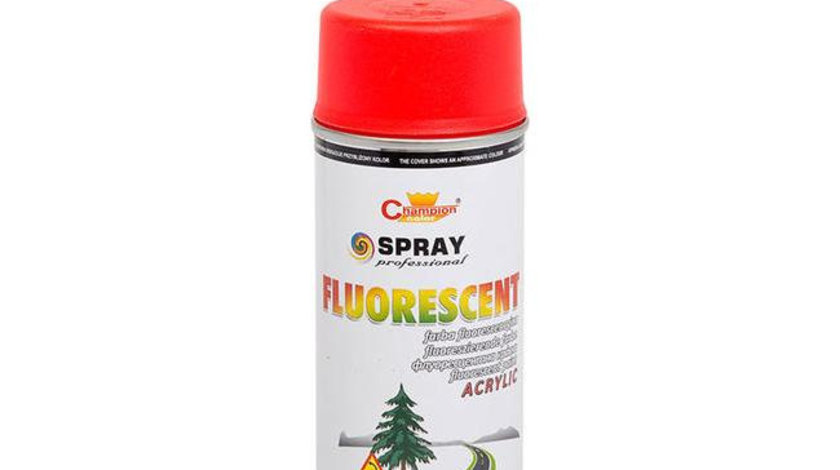 Spray Vopsea Fluorescent 400ml Rosu Champion Color AVX-CHP113