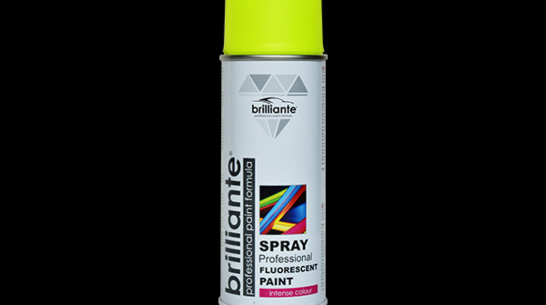 Spray Vopsea FluoRescent Galben 400 ML Brilliante