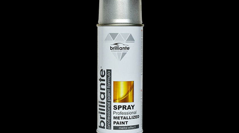 Spray Vopsea Gri Metalizat 400 ML Brilliante