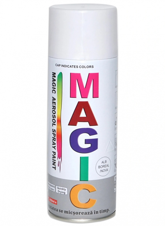 Spray Vopsea Magic Alb Boreal 400ML