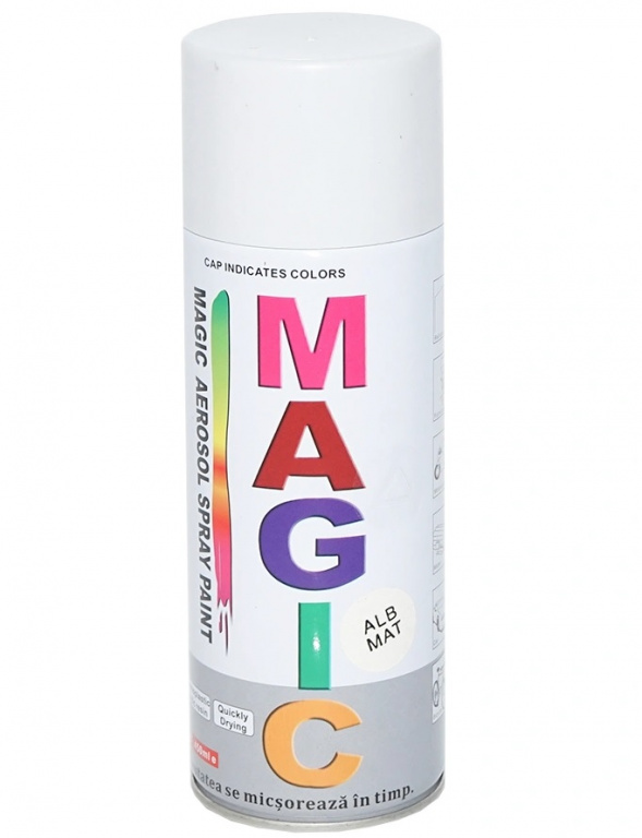 Spray Vopsea Magic Alb Mat 400ML