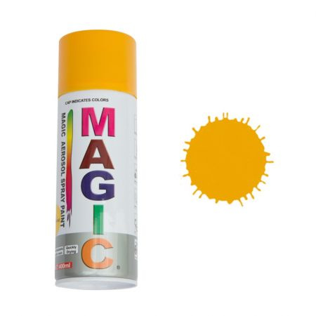 Spray Vopsea Magic Galben 440 400ML