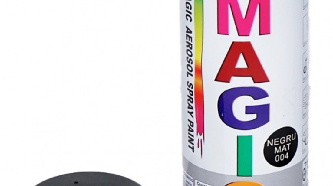 Spray Vopsea Magic Negru Mat 400ML