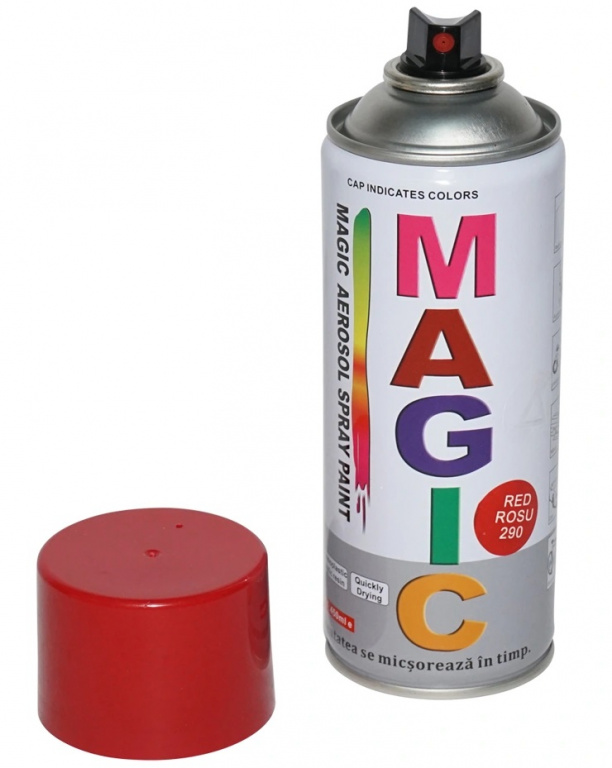 Spray Vopsea Magic Rosu 290 400ML