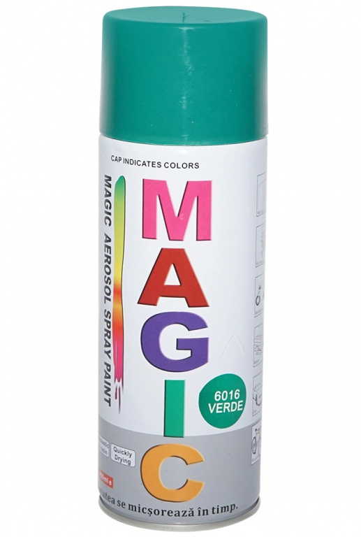 Spray Vopsea Magic Verde 6018 400ML